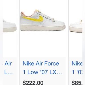 Nike Air Force 1 Low '07 LX women size 7